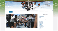 Desktop Screenshot of footballcampforthestars.com